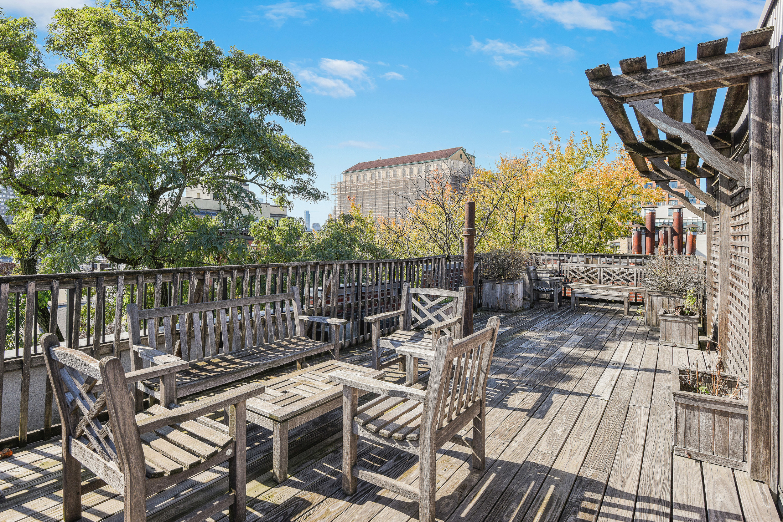 344 West 12th Street, Unit 5C Manhattan, NY 10014 - Photo 9 of 11 a view of a patio with iron fence