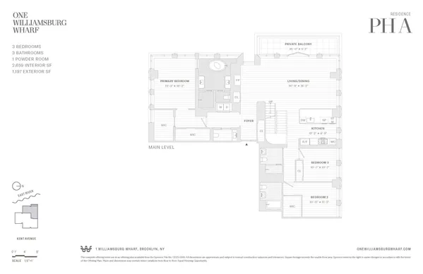 $24,500 | 480 Kent Avenue, Unit PHA | Williamsburg