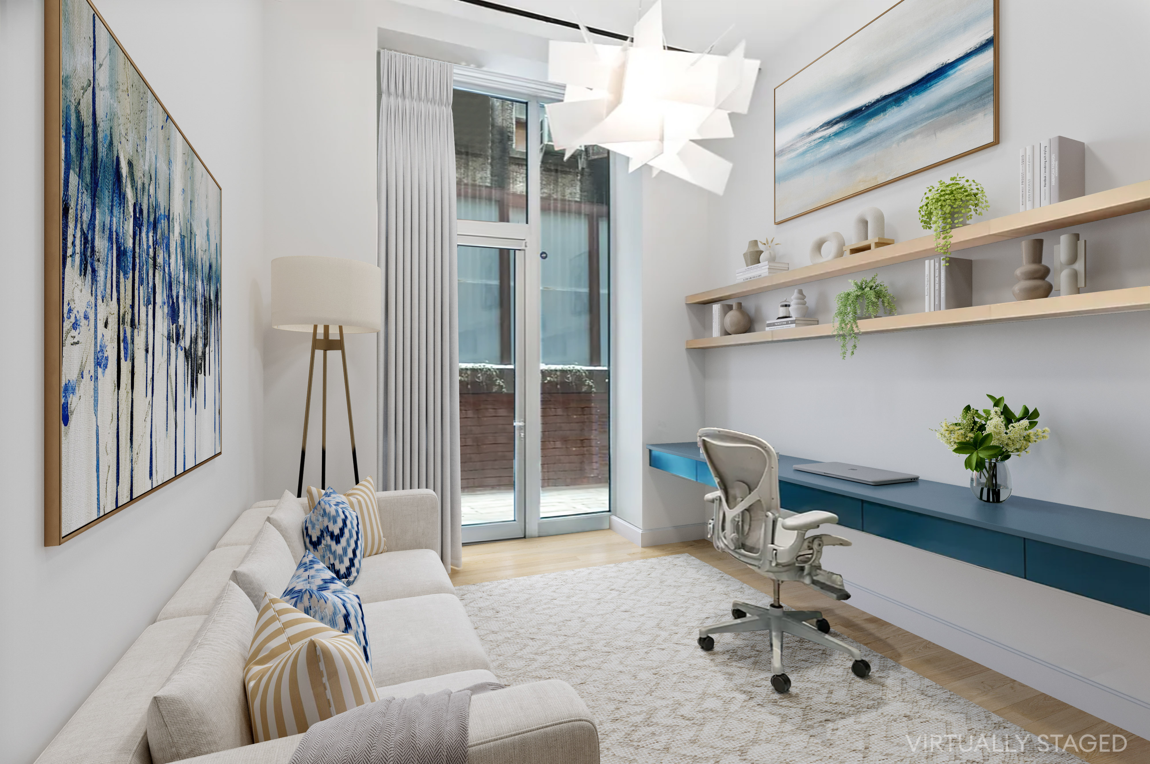 93 Reade Street, Unit 2 Manhattan, NY 10013 - Photo 6 of 9 a living room with furniture