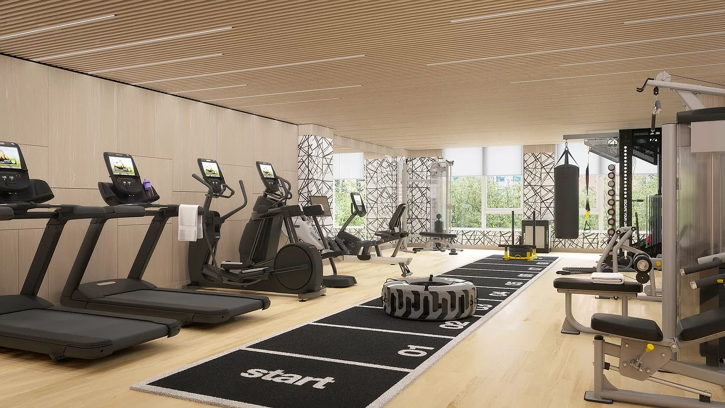 368 3rd Avenue, Unit 15C Manhattan, NY 10016 - Photo 10 of 17 a view of a room with gym equipment
