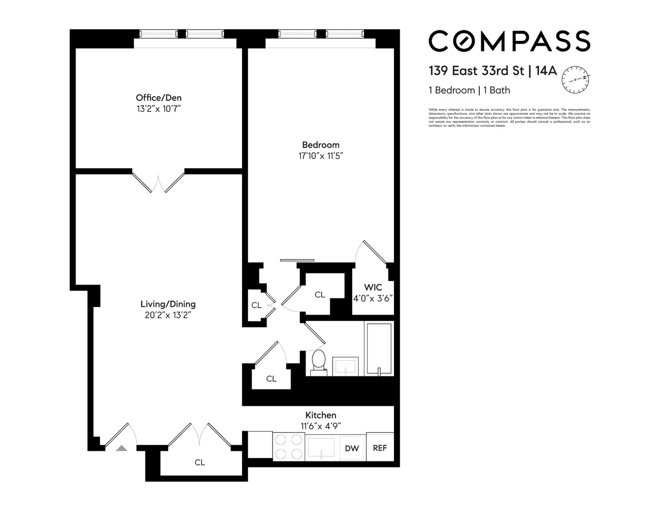 $5,000 | 139 East 33rd Street, Unit 14A | Kips Bay