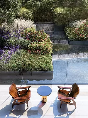 1 West End Avenue, Unit 10A Manhattan, NY 10023 - Photo 33 of 38 a chair and table in a backyard