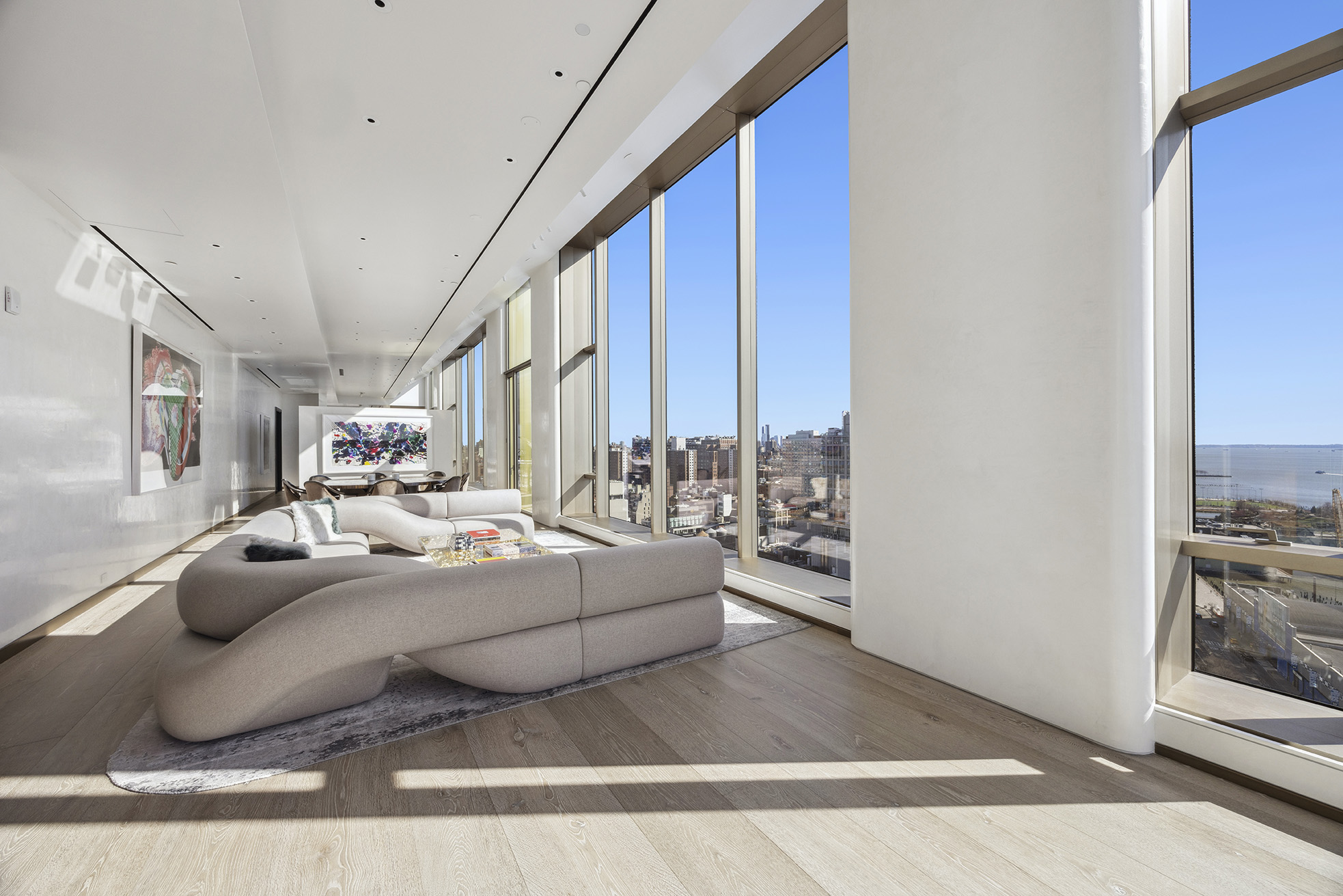 551 West 21st Street, Unit PH Manhattan, NY 10011 - Photo 7 of 51 a living room with furniture