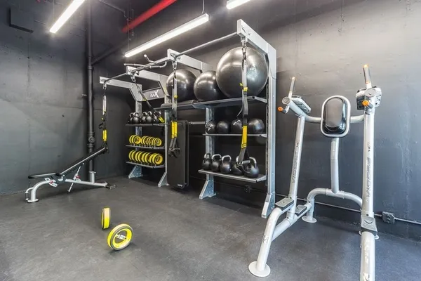a view of gym