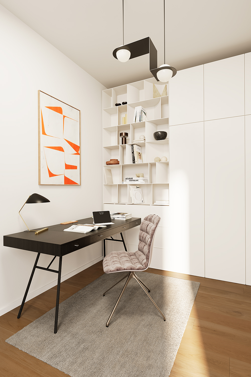 101 Wooster Street, Unit 3F/4F Manhattan, NY 10012 - Photo 18 of 24 a workspace with furniture and window