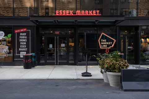 a sign that is on the side of a building