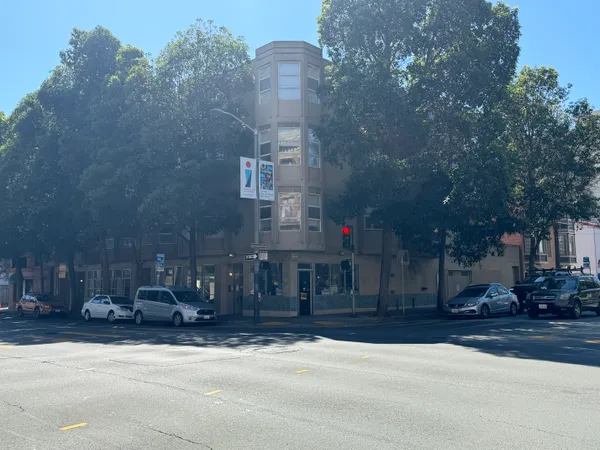 a building view of a street
