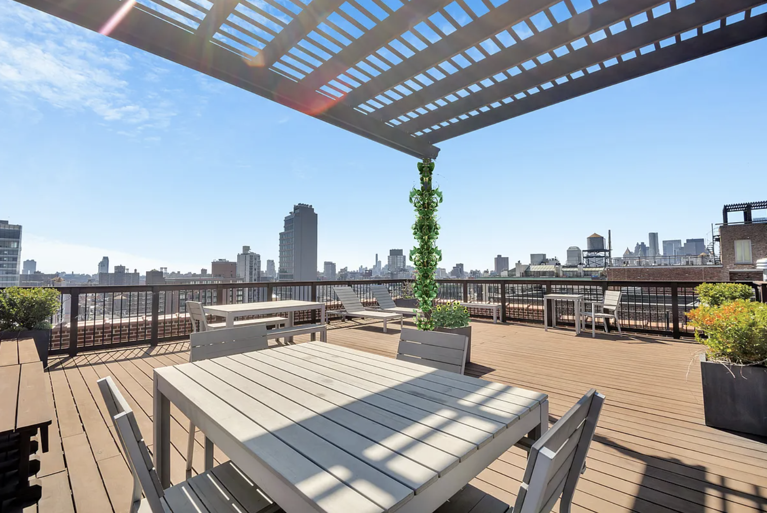 718 Broadway, Unit PHC Manhattan, NY 10003 - Photo 17 of 21 a view of a terrace with seating area and furniture
