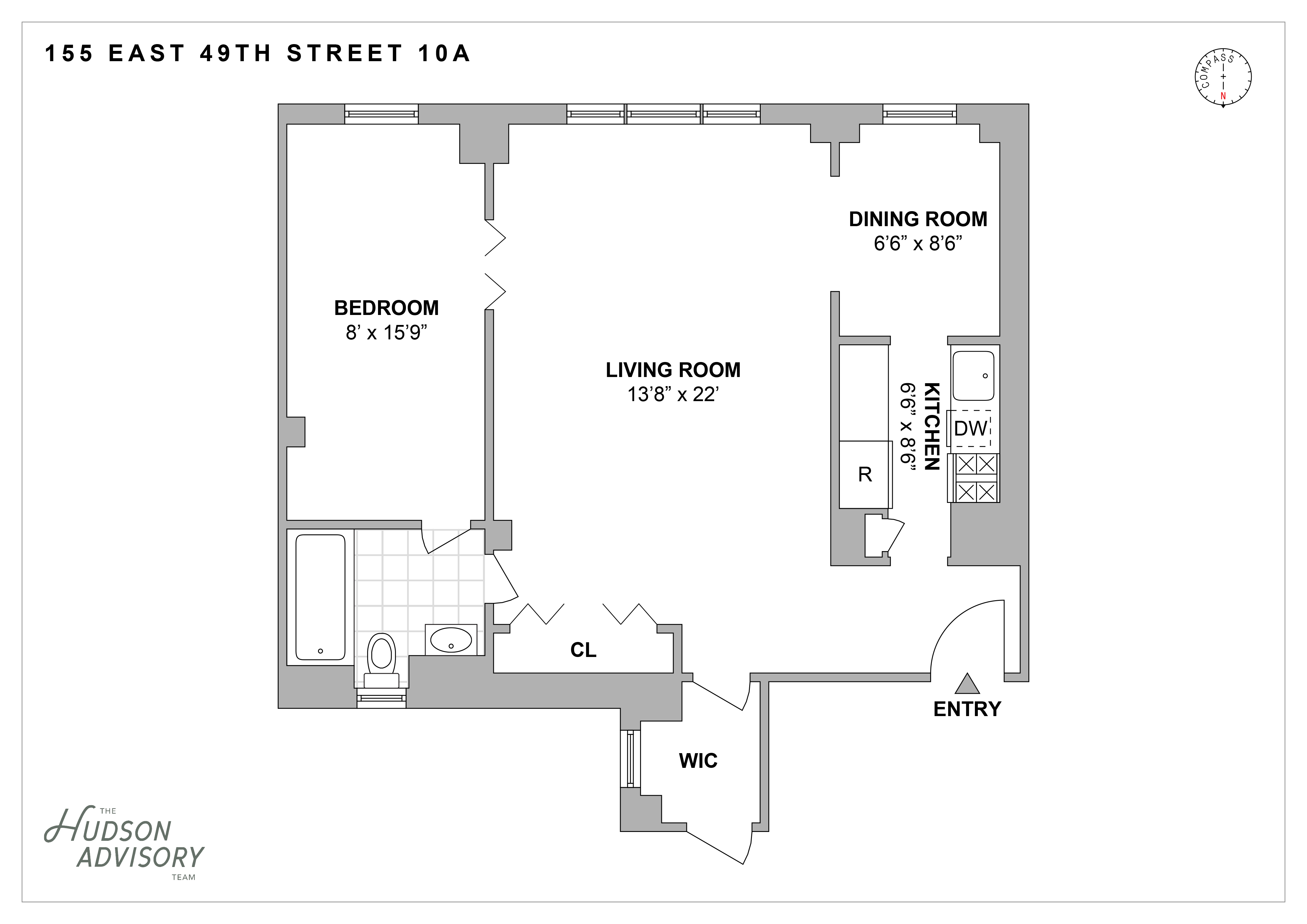 155 East 49th Street, Unit 10A Manhattan, NY 10017 - Photo 13 of 13 Gallery Image 13