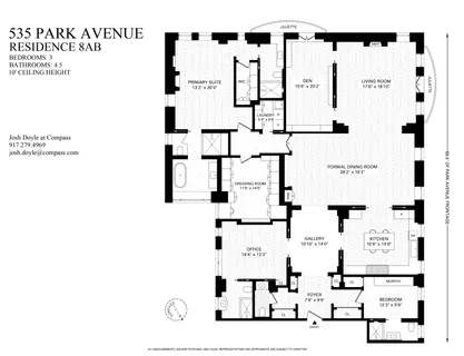 $12,500,000 | 535 Park Avenue, Unit 8AB | Lenox Hill
