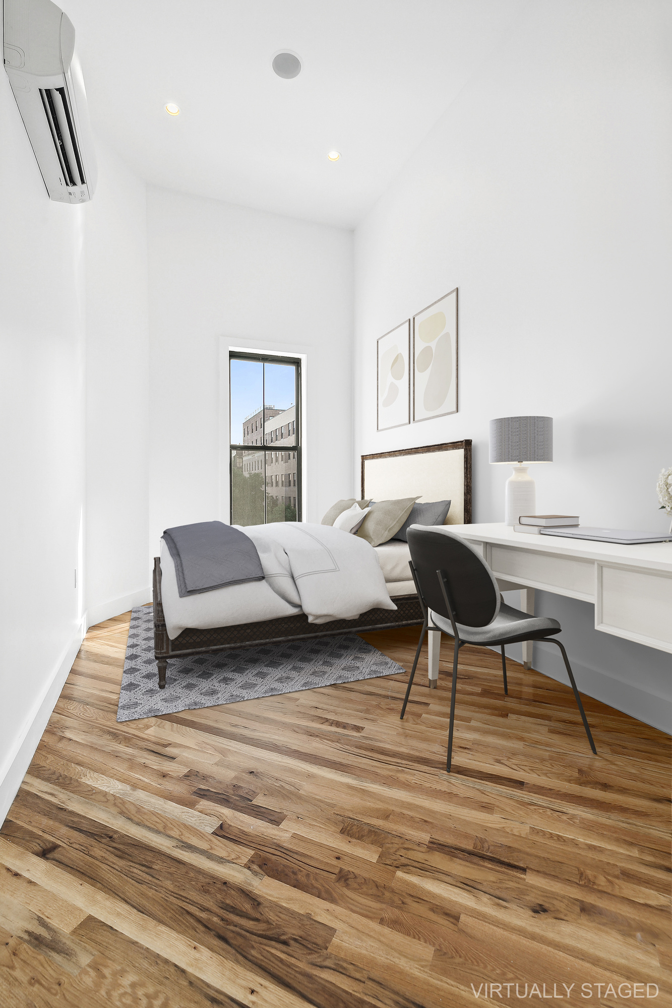 866 Bushwick Avenue, Unit 3 Brooklyn, NY 11221 - Photo 10 of 13 a living room with furniture and a wooden floor