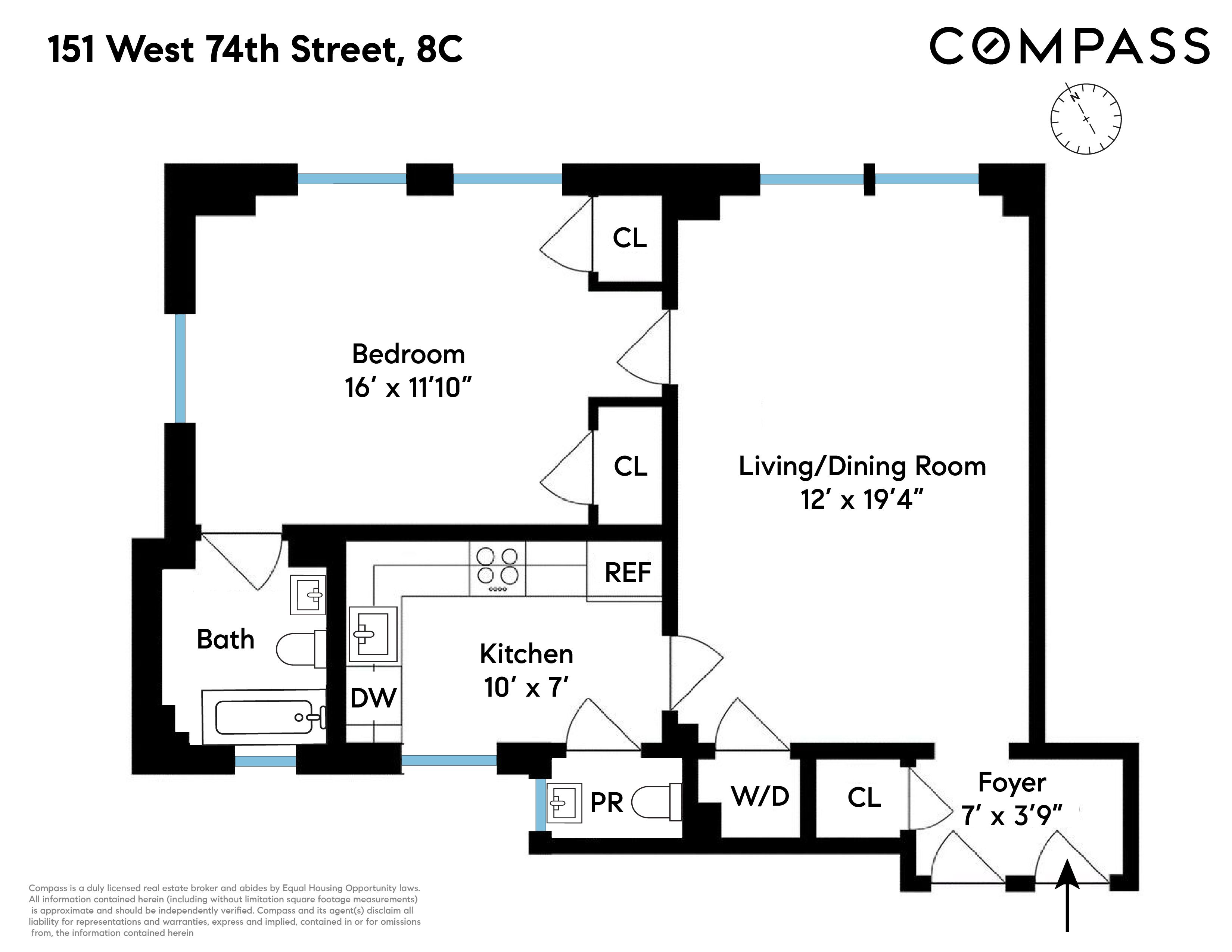 151 West 74th Street, Unit 8C Manhattan, NY 10023 - Photo 10 of 10