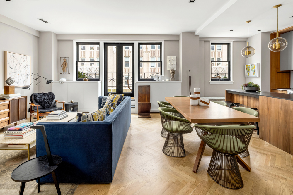 220 Madison Avenue, Unit 14/15O Manhattan, NY 10016 - Photo 2 of 18 a view of a dining room with furniture window and wooden floor