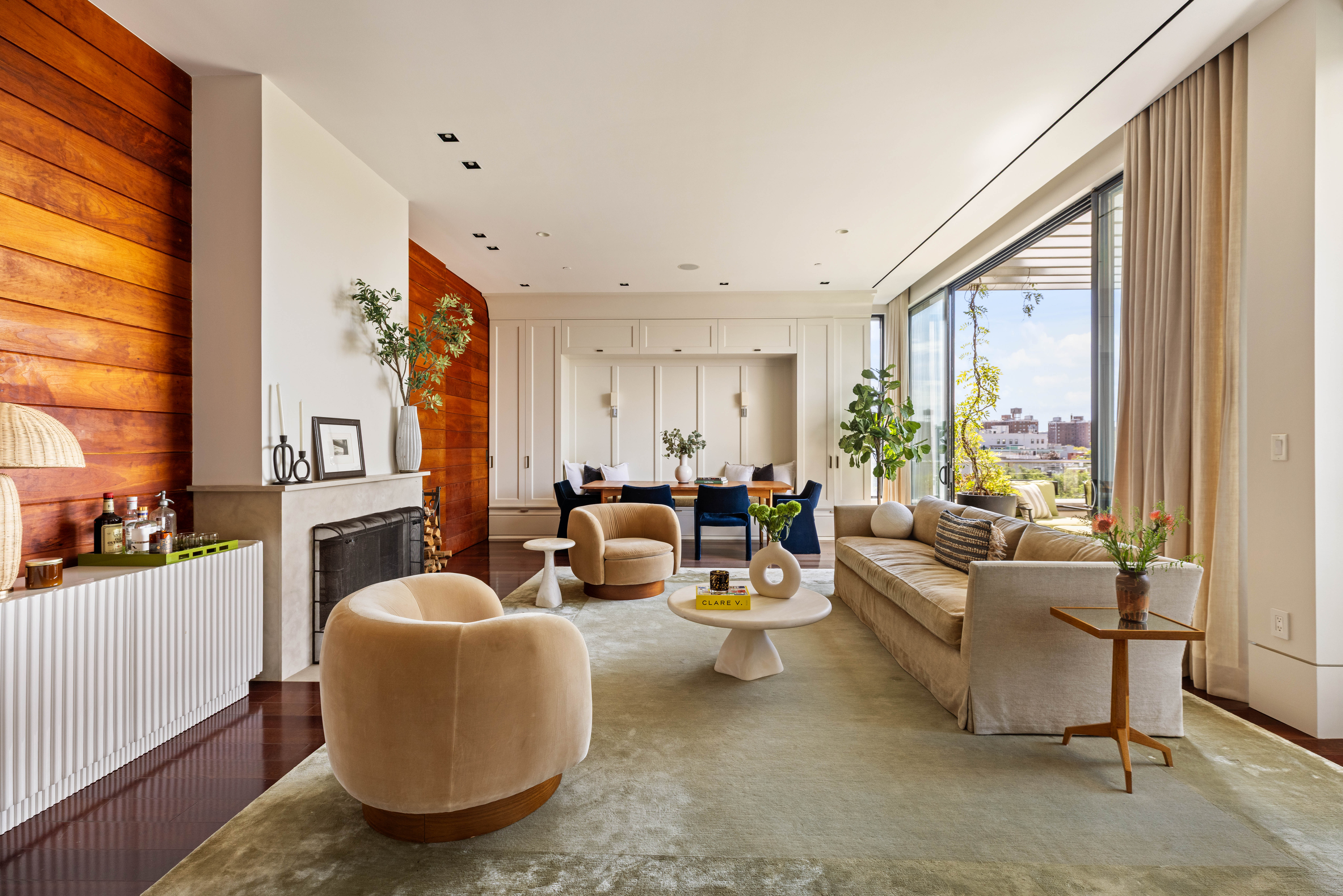17 Bergen Street, Unit 4/PH Brooklyn, NY 11201 - Photo 3 of 21 a living room with furniture and a large window