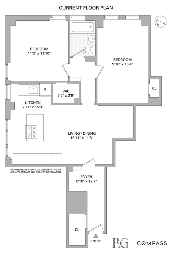 $799,000 | 325 West 45th Street, Unit 205 | Hell's Kitchen