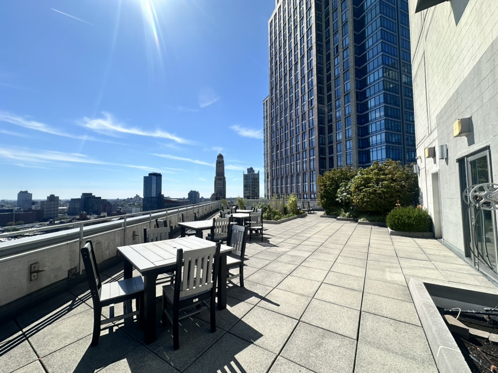 230 Ashland Place, Unit 19D Brooklyn, NY 11217 - Photo 7 of 11 a view of a terrace with furniture