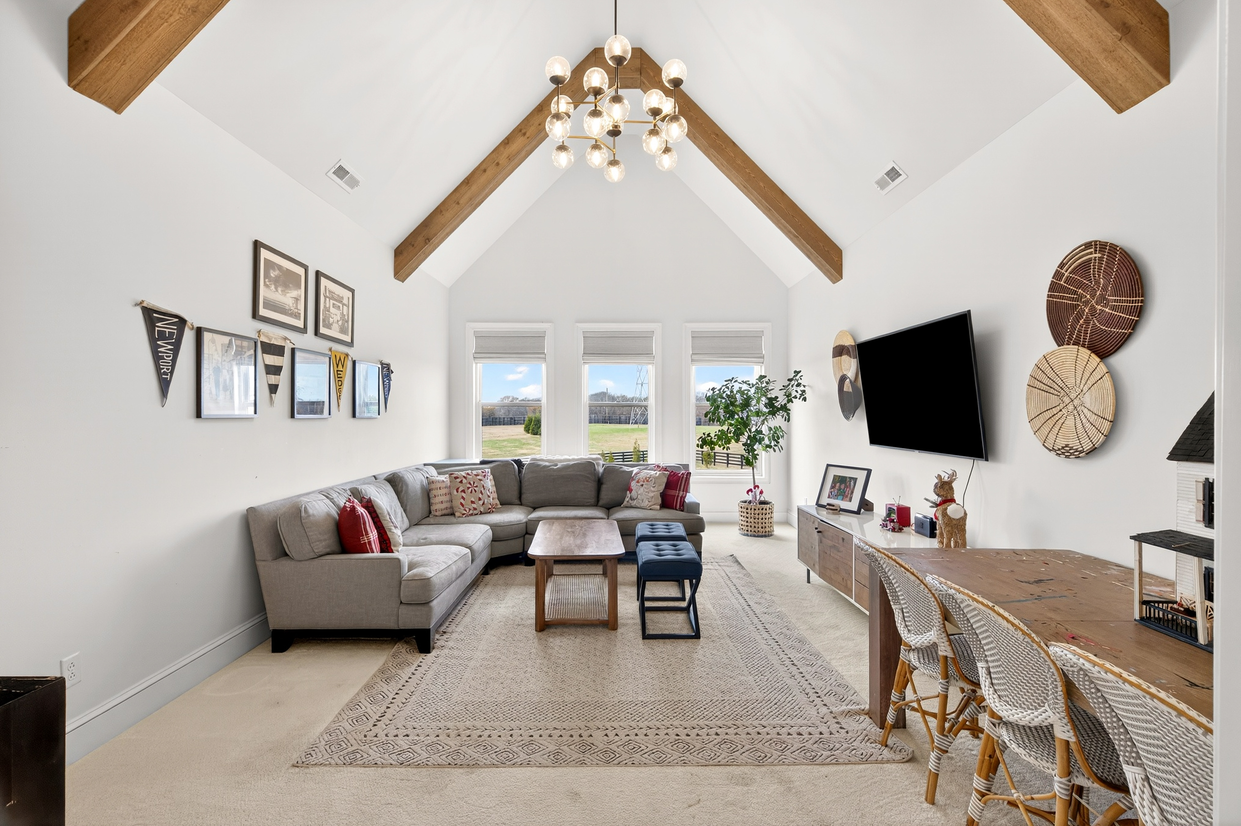 1703 Swansons Rdg Drive Franklin, TN 37064 - Photo 45 of 67 a living room with furniture and a flat screen tv