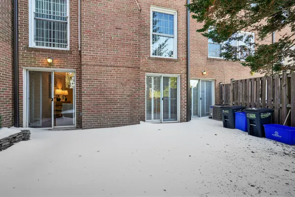 a view of a backyard with of the house