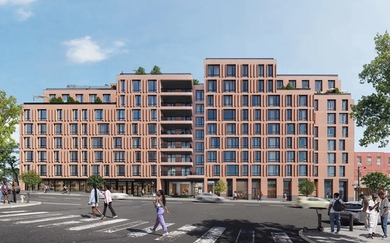 975 Nostrand Avenue, Unit 241 Brooklyn, NY 11225 - Photo 18 of 18 a front view of a building with a street