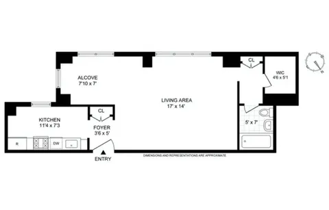 $598,000 | 333 East 79th Street, Unit 21M | Upper East Side