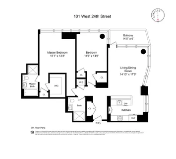 $2,650,000 | 101 West 24th Street, Unit 29B | Chelsea