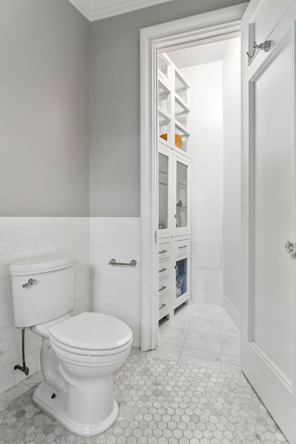 210 Riverside Drive, Unit 2E Manhattan, NY 10025 - Photo 10 of 15 a bathroom with a toilet and a shower