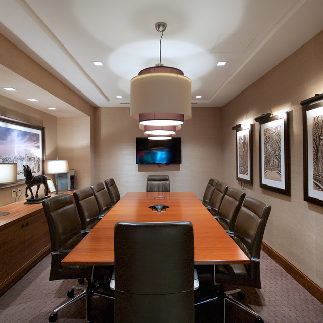 155 West 68th Street, Unit 1907 Manhattan, NY 10023 - Photo 17 of 20 a dining room with furniture and wooden floor