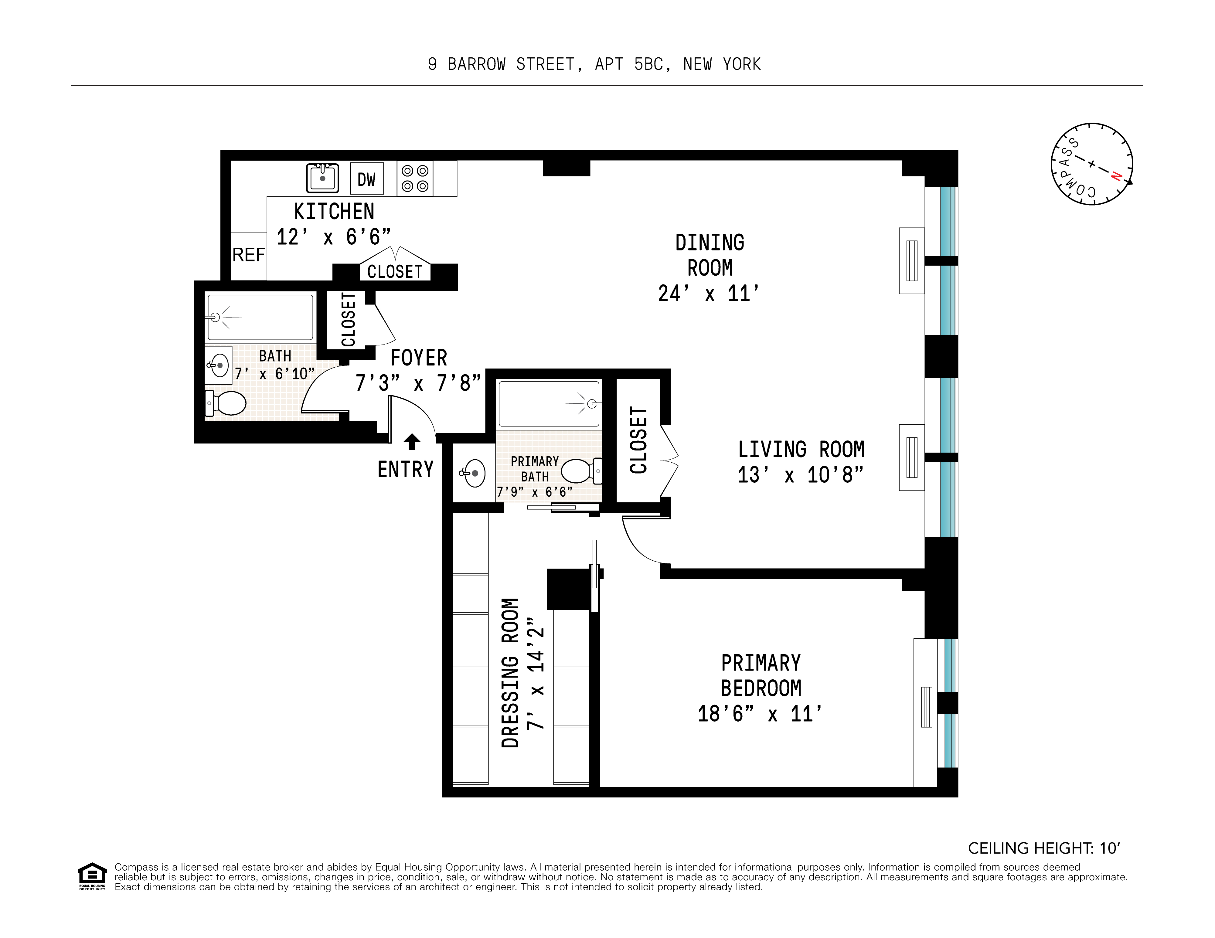 9 Barrow Street, Unit 5BC Manhattan, NY 10014 - Photo 7 of 8
