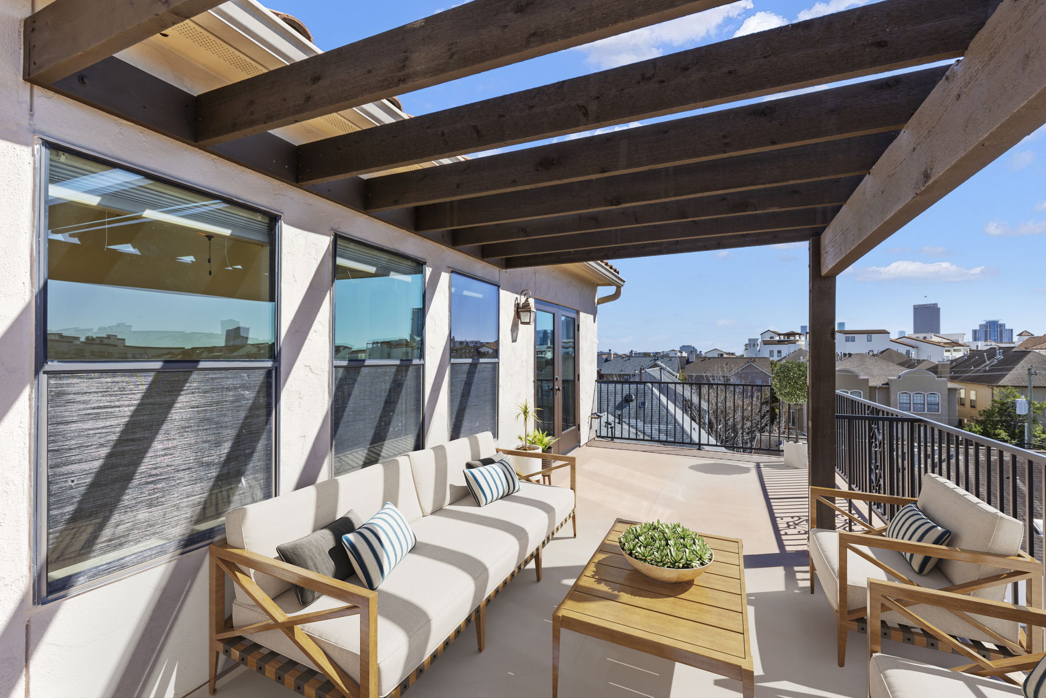 5407 Feagan Street Houston, TX 77007 - Photo 39 of 43 a view of outdoor space with seating