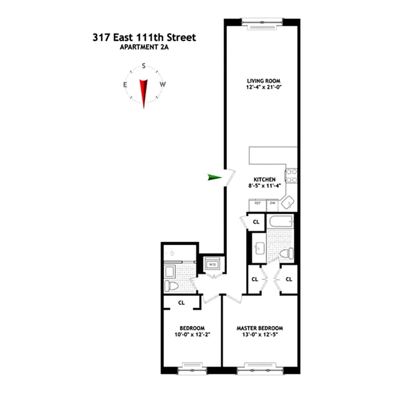 317 East 111th Street, Unit 2A Manhattan, NY 10029 - Photo 5 of 5 Gallery Image 5