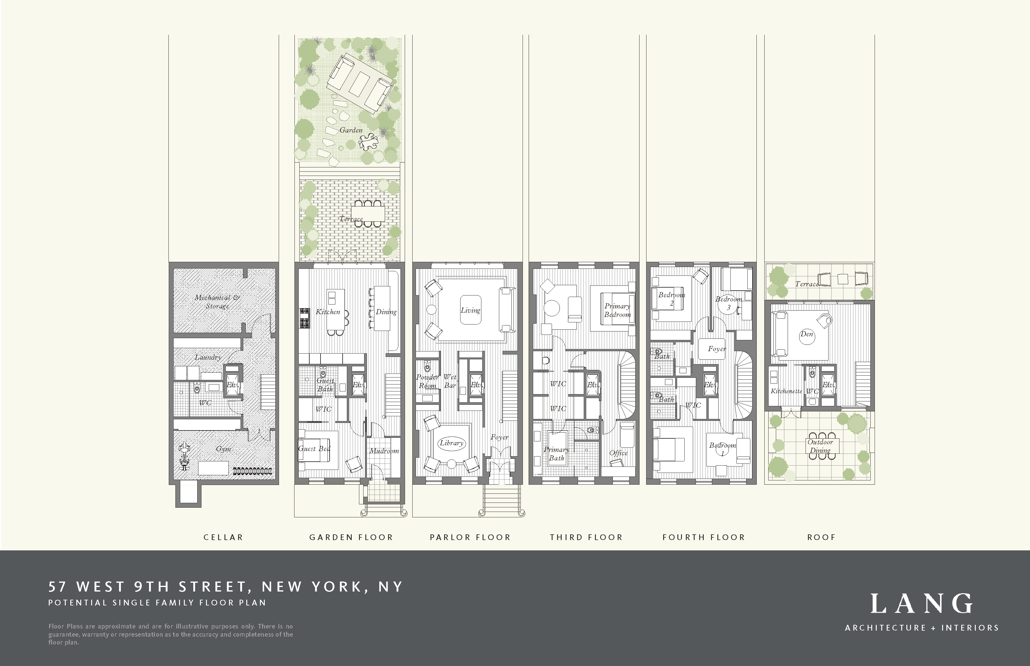 57 West 9th Street Manhattan, NY 10011 - Photo 11 of 11 a picture of a floor plan