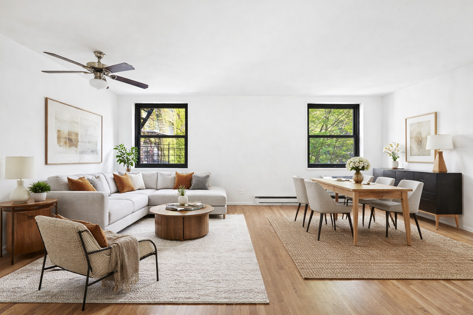 379 West Street, Unit 3B Manhattan, NY 10014 - Photo 1 of 7 a view of a dining room with furniture