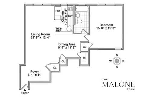 $975,000 | 60 East 9th Street, Unit 428 | Greenwich Village