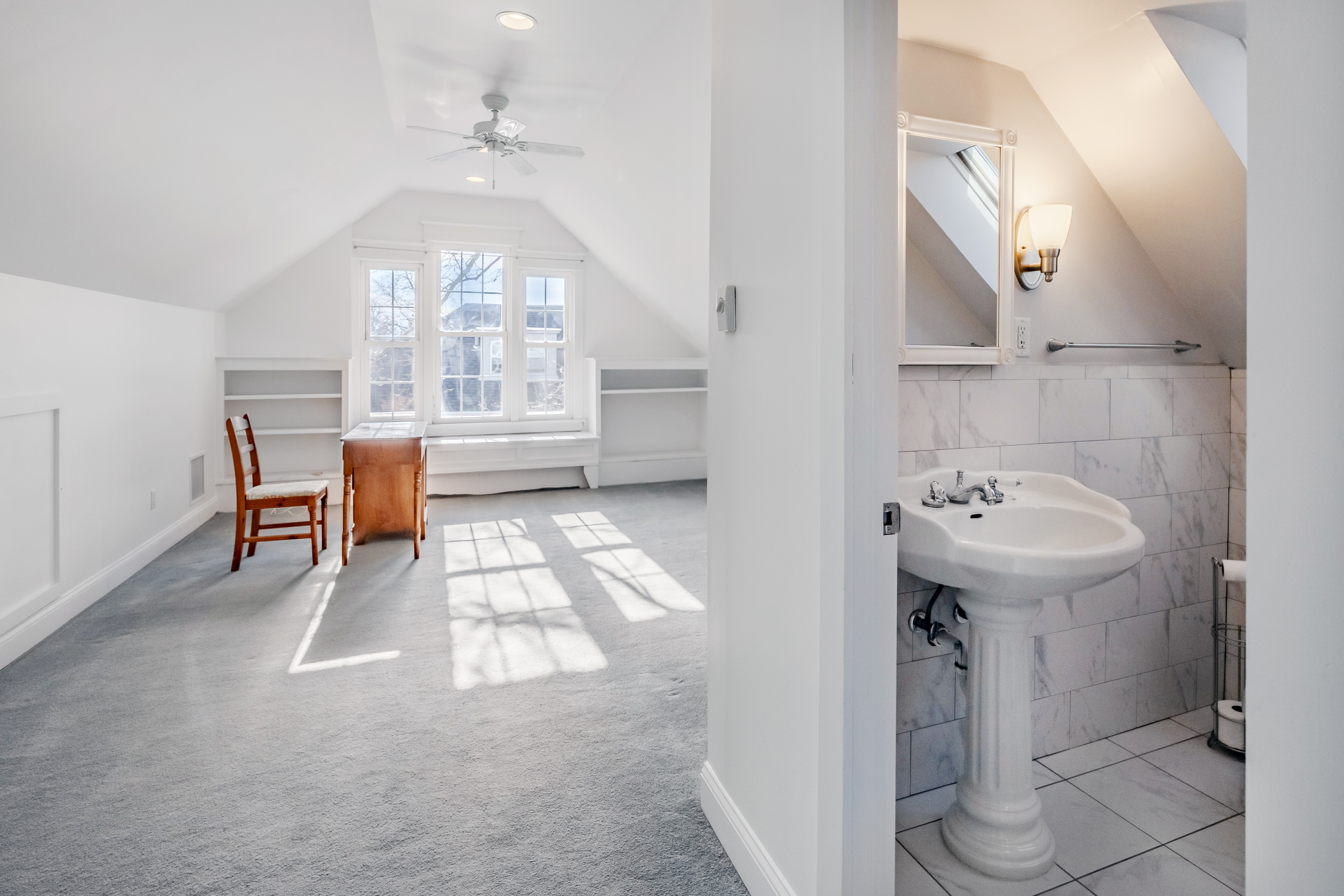 14 Decatur Road Havertown, PA 19083 - Photo 36 of 43 a bathroom with a sink a toilet and a mirror