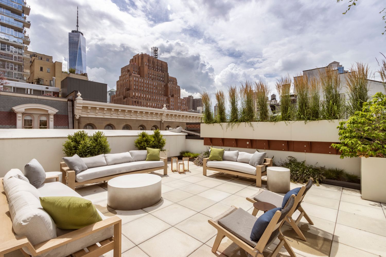 106 Franklin Street, Unit 2 Manhattan, NY 10013 - Photo 13 of 16 a view of a terrace with furniture