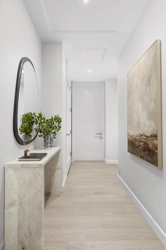 a view of a potted plant in a room