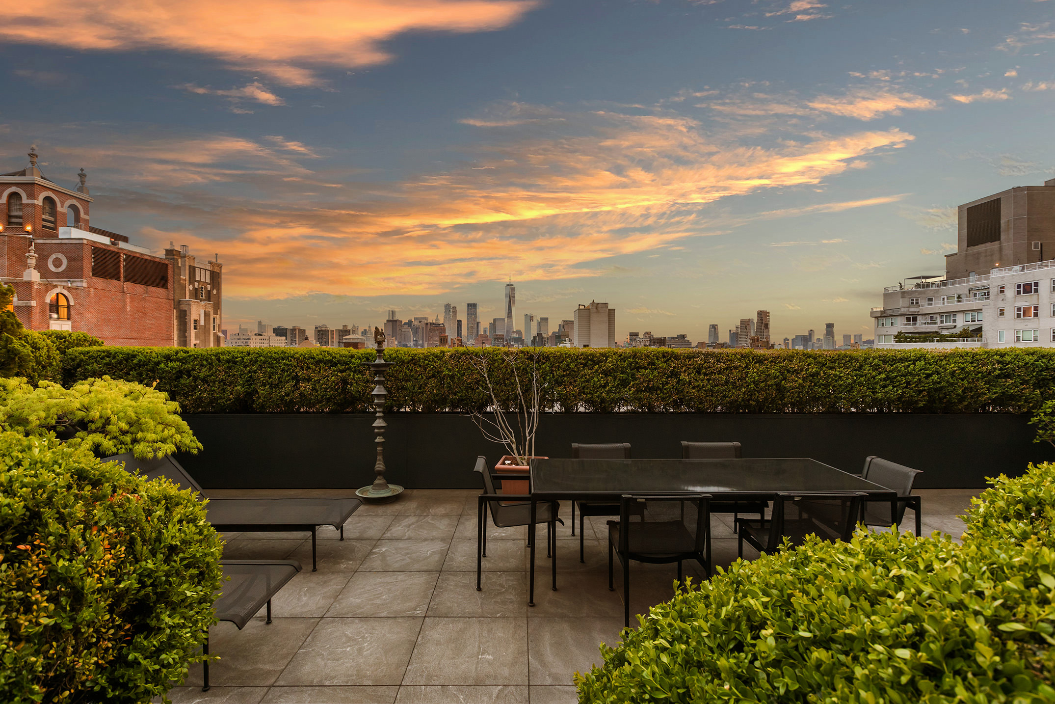 65 West 13th Street, Unit PHD Manhattan, NY 10011 - Photo 13 of 45 a view of a terrace with sitting area