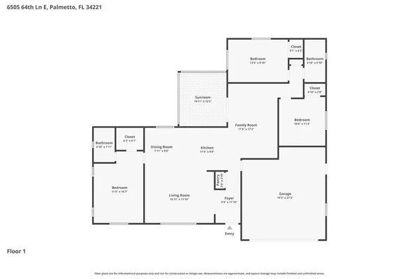 $379,900 | 6505 64th Lane East, Palmetto, FL 34221