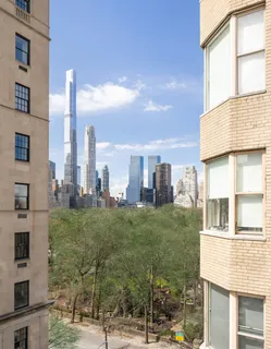 a view of a city with tall buildings