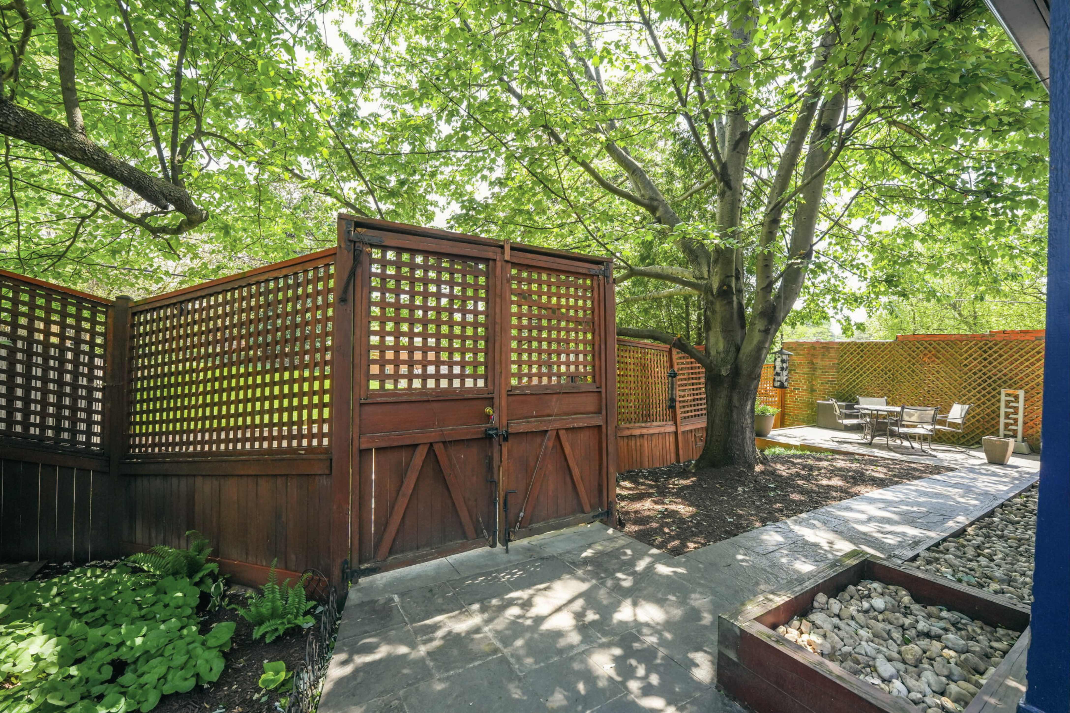 8003 16th Street Northwest Washington, DC 20012 - Photo 4 of 38 a view of a backyard with a large tree