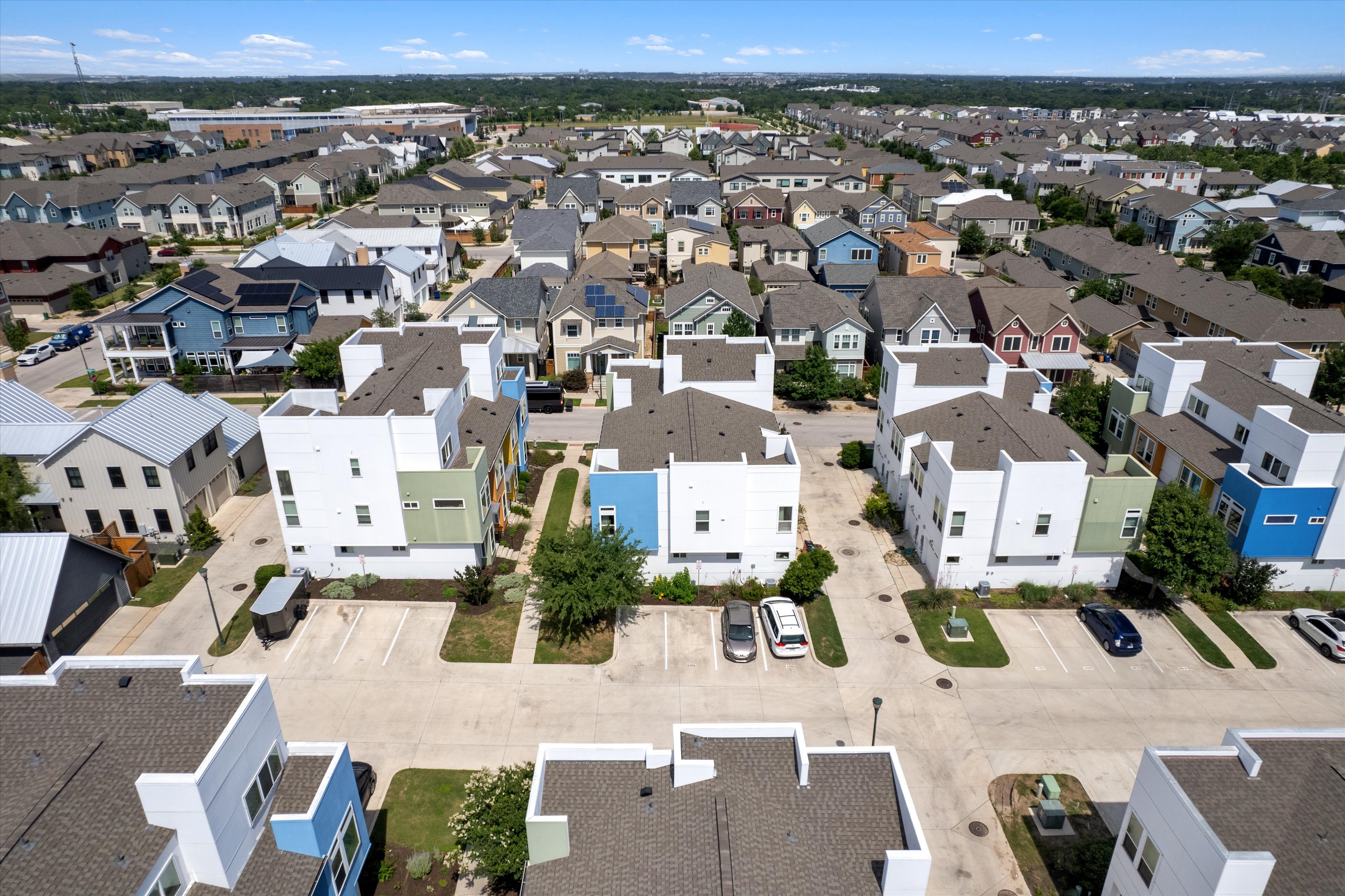 4330 Olenick Street Austin, TX 78723 - Photo 7 of 29 an aerial view of residential houses with outdoor space