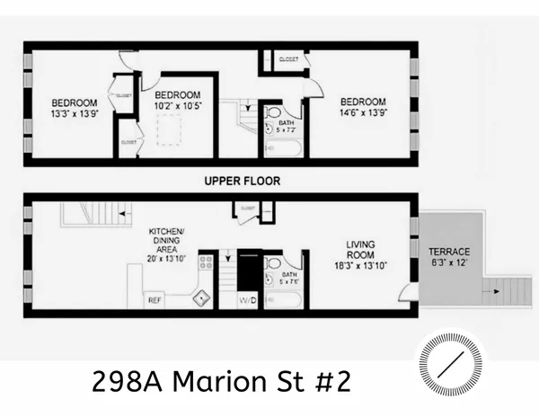 $5,400 | 298 A Marion Street, Unit 2 | Bedford-Stuyvesant