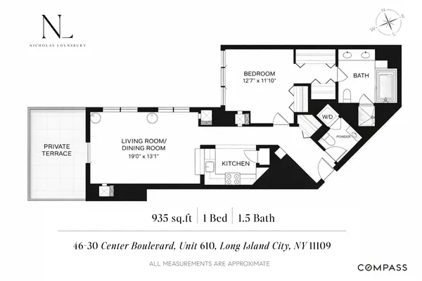 $1,650,000 | 46-30 Center Boulevard, Unit 610 | Long Island City