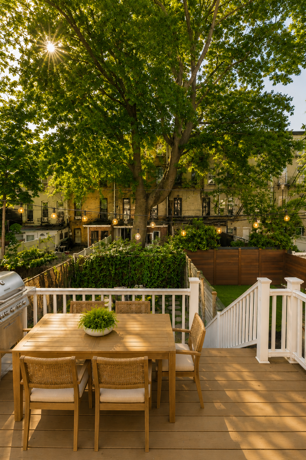 590 Monroe Street Brooklyn, NY 11221 - Photo 11 of 35 a balcony with table and chairs