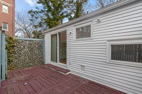 a view of a house with a door