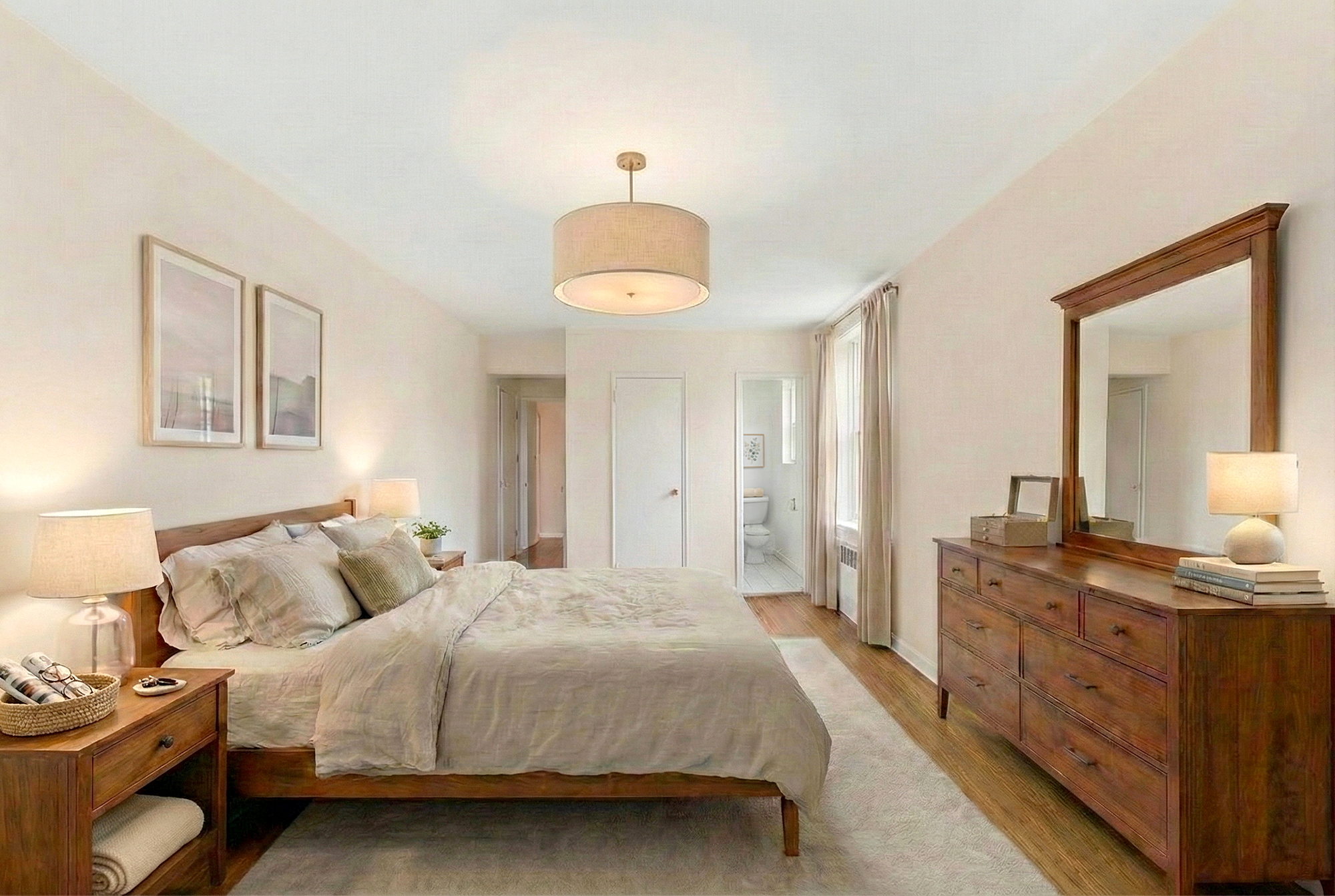 3210 Arlington Avenue, Unit 3D Bronx, NY 10463 - Photo 6 of 24 a bedroom with a bed and a dresser