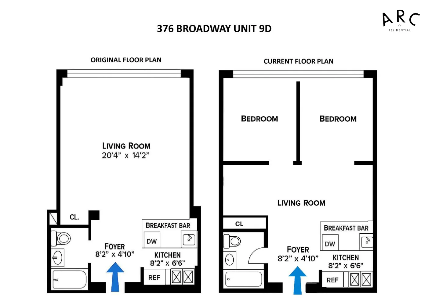 $4,500 | 376 Broadway, Unit 9D | TriBeCa