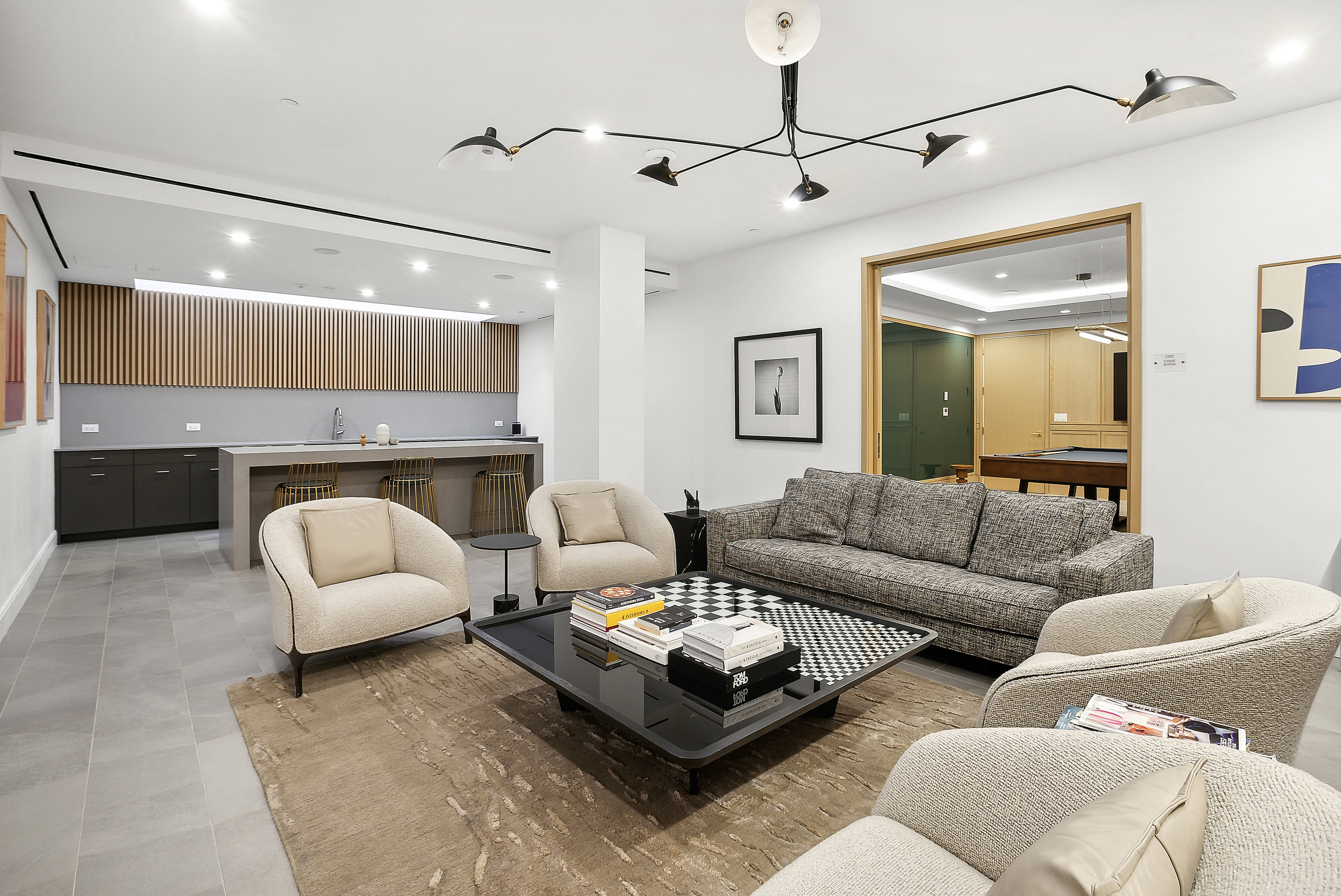 347 Henry Street, Unit 12A Brooklyn, NY 11201 - Photo 16 of 26 a living room with furniture and a fireplace