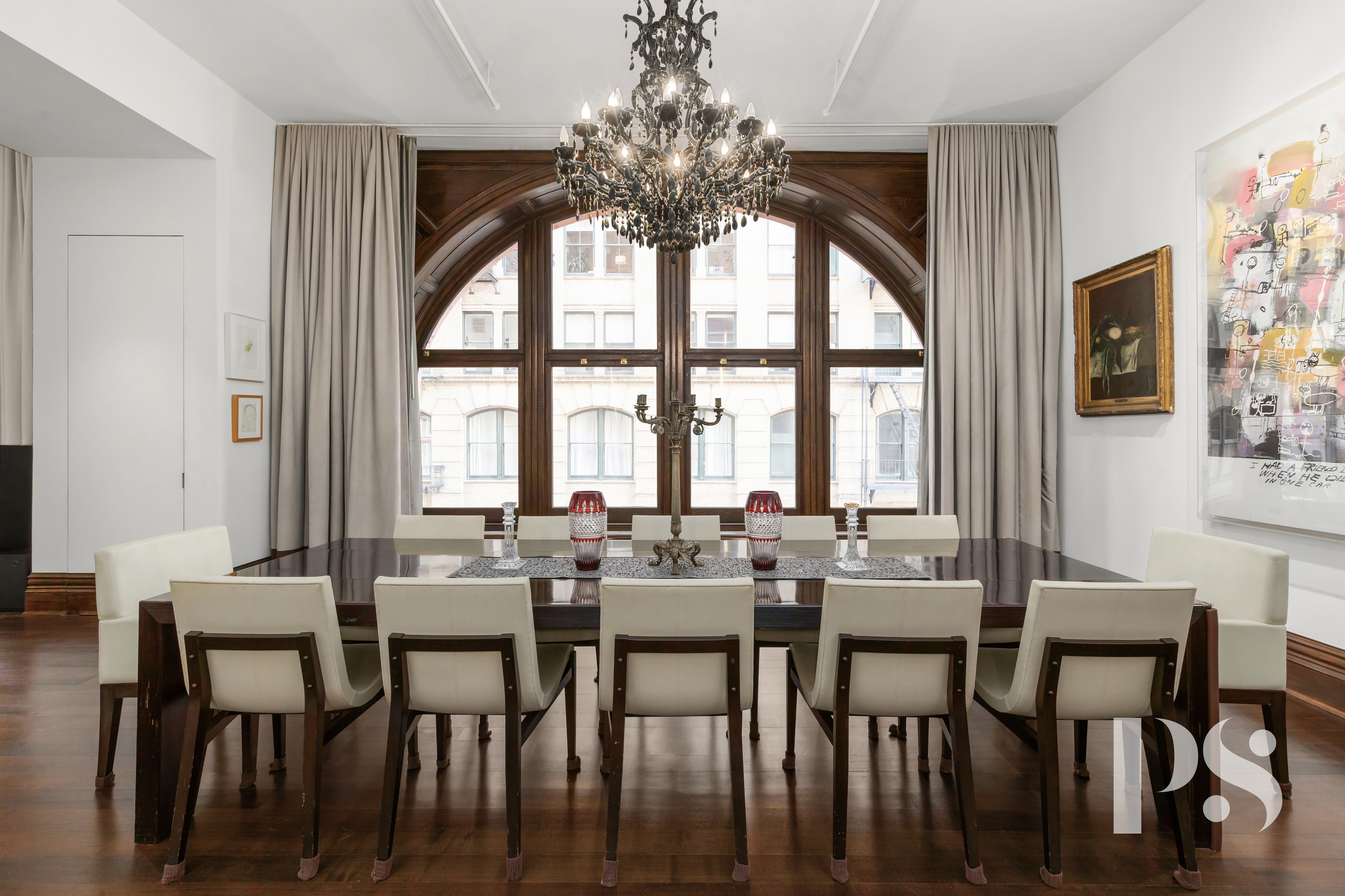 71-73 Bleecker Street, Unit 2E Manhattan, NY 10012 - Photo 4 of 18 a view of a dining room with furniture and window
