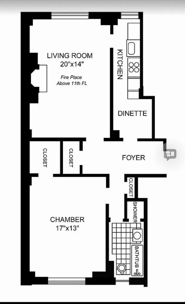 $6,800 | 425 West 23rd Street, Unit 7B | Chelsea
